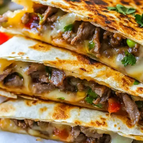 Philly Cheesesteak Quesadilla