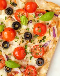 Phyllo Dough Pizza