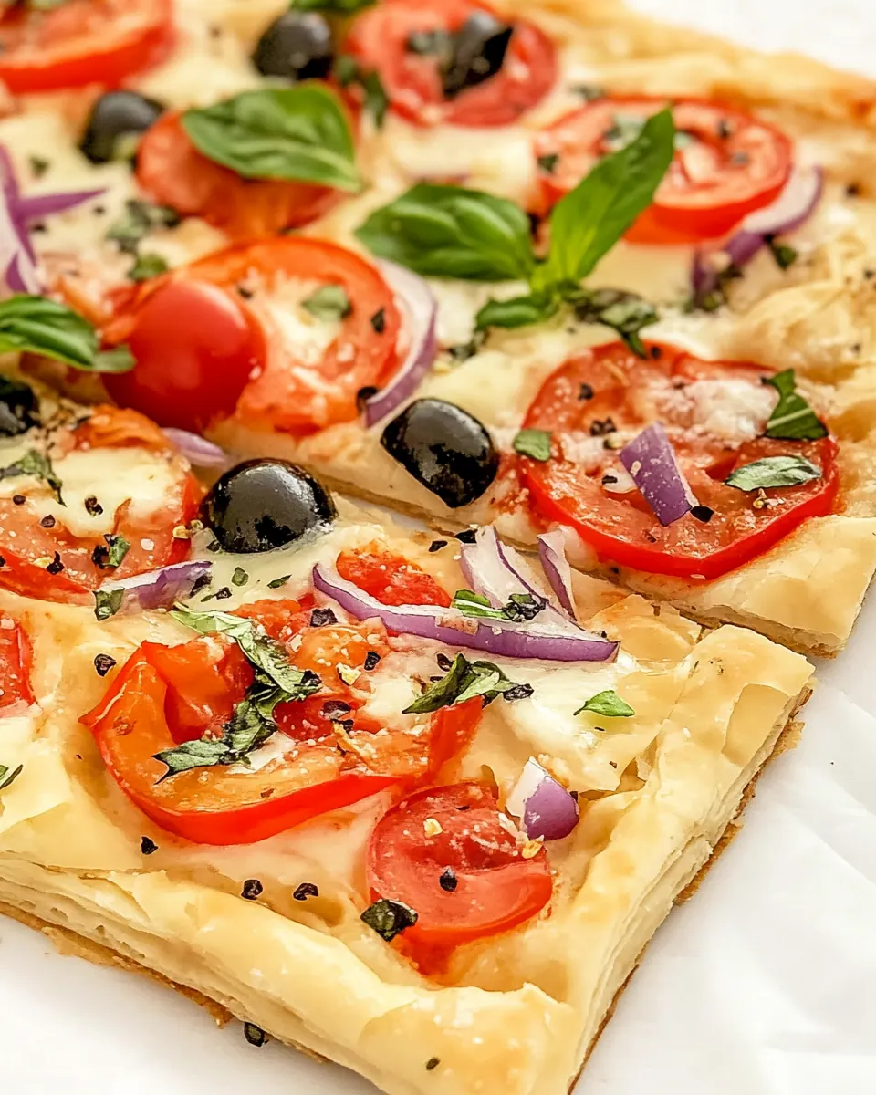 Phyllo Dough Pizza