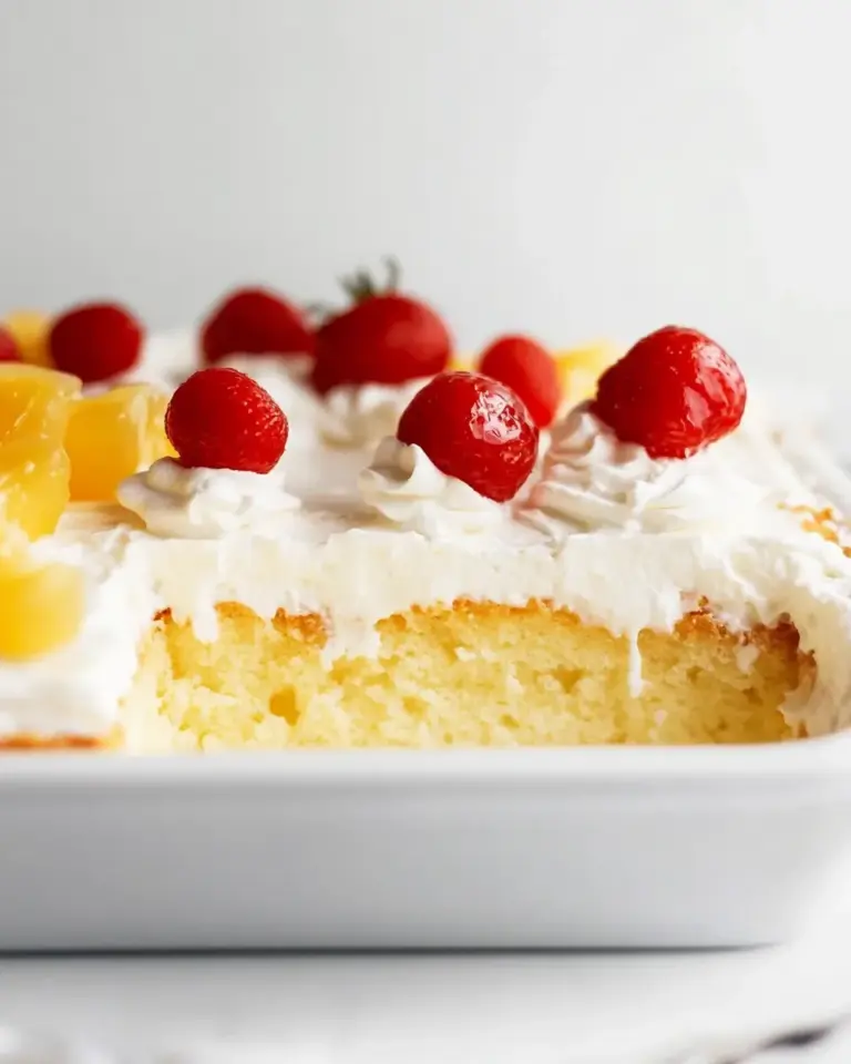 Pina Colada Poke Cake