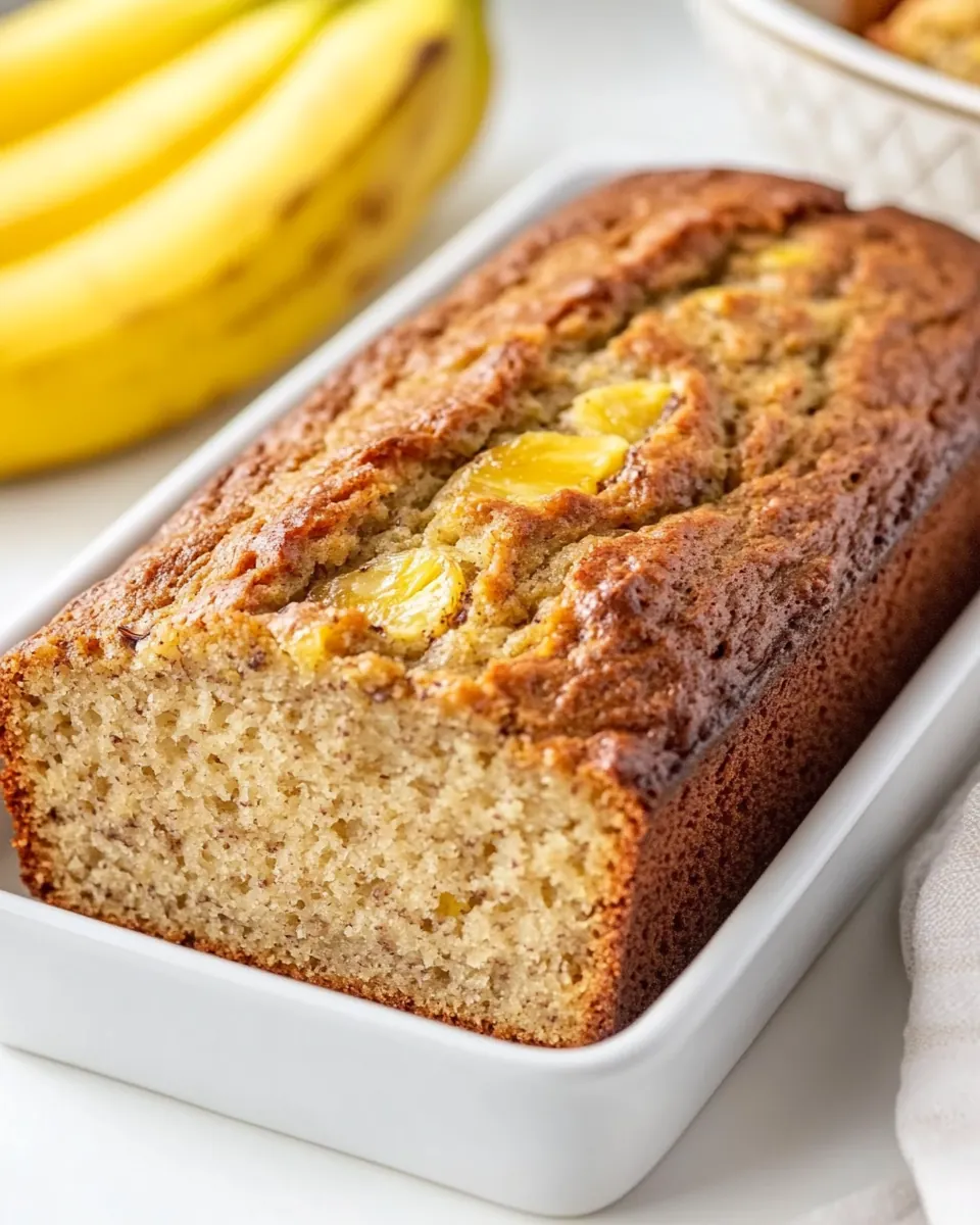 Pineapple Banana Bread