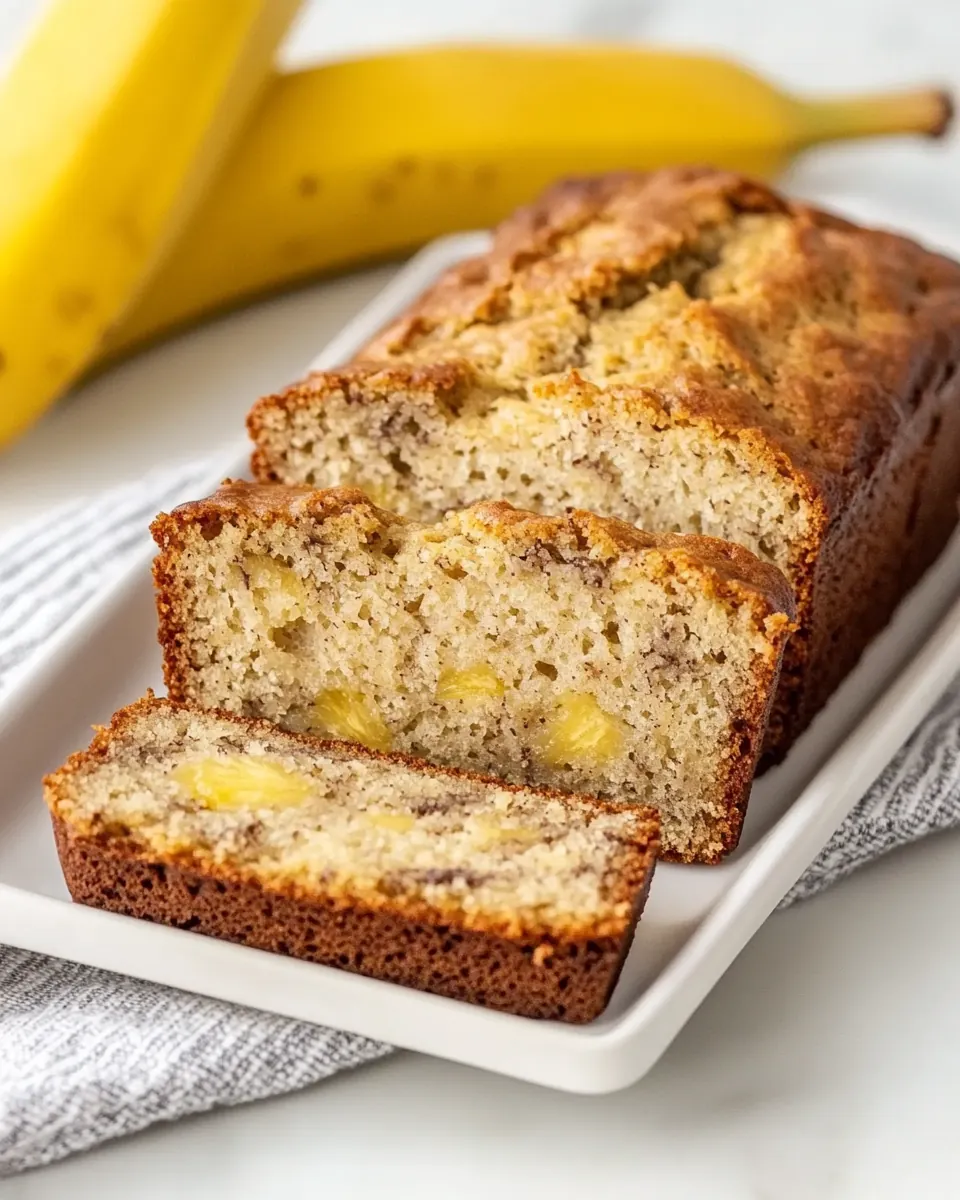 Pineapple Banana Bread