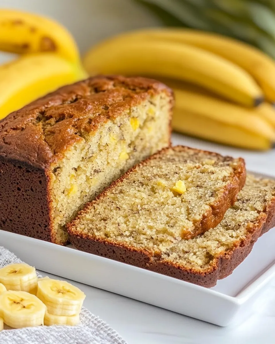 Pineapple Banana Bread