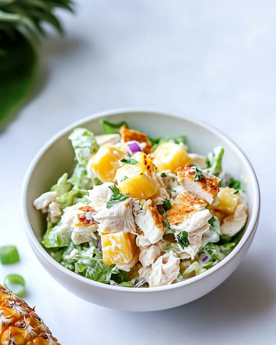 Pineapple Chicken Salad