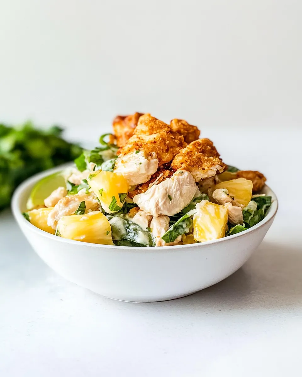 Pineapple Chicken Salad