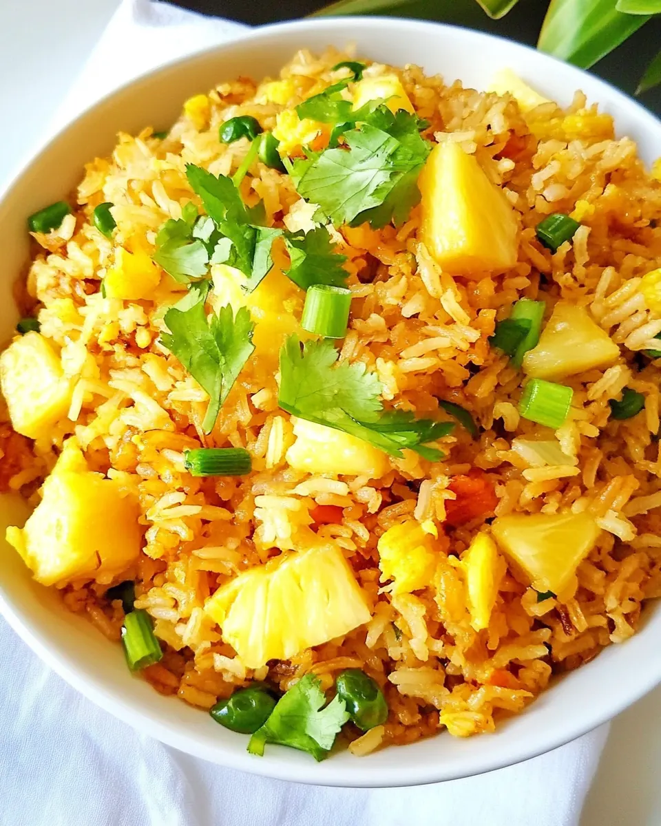 Pineapple Fried Brown Rice