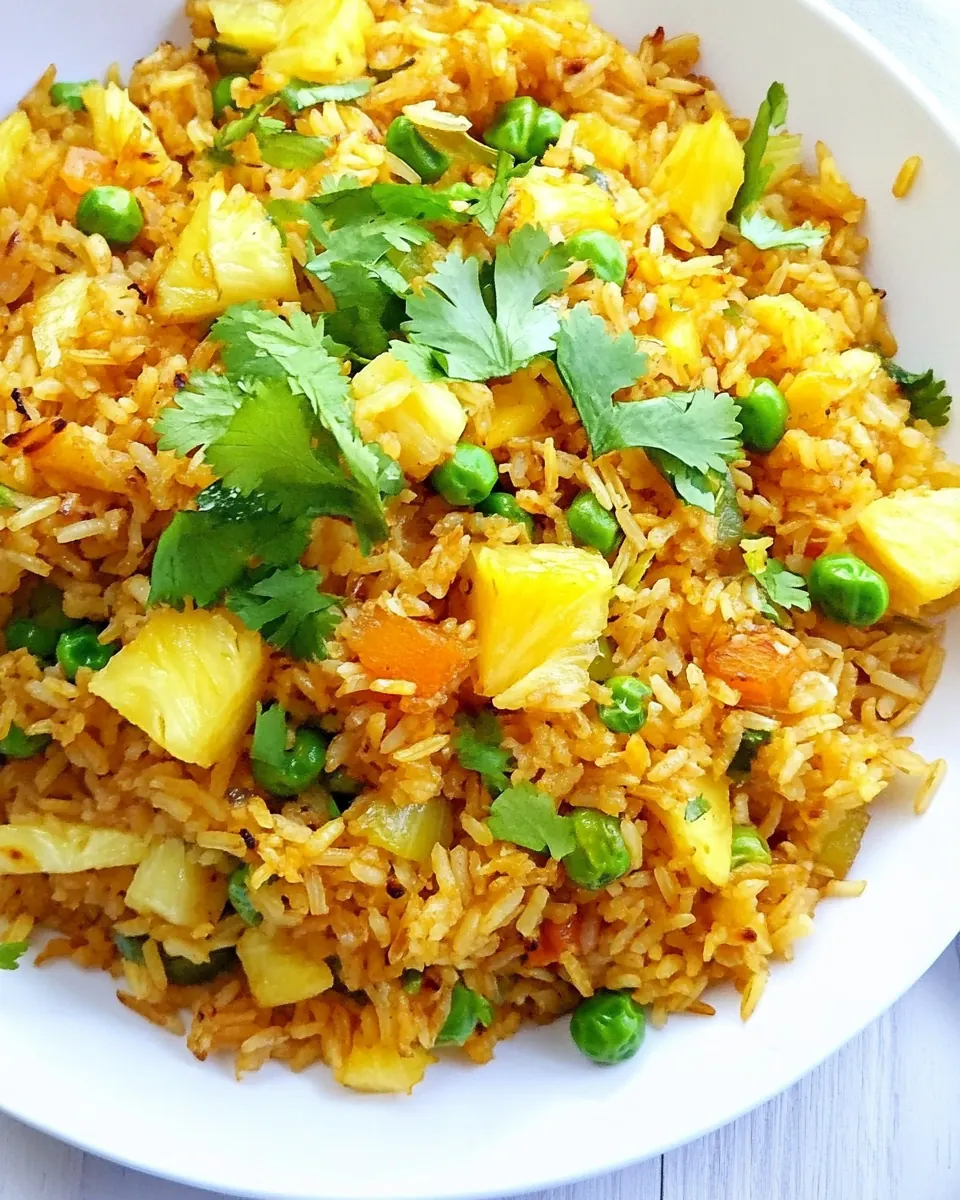Pineapple Fried Brown Rice