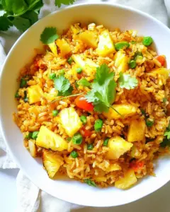 Pineapple Fried Brown Rice