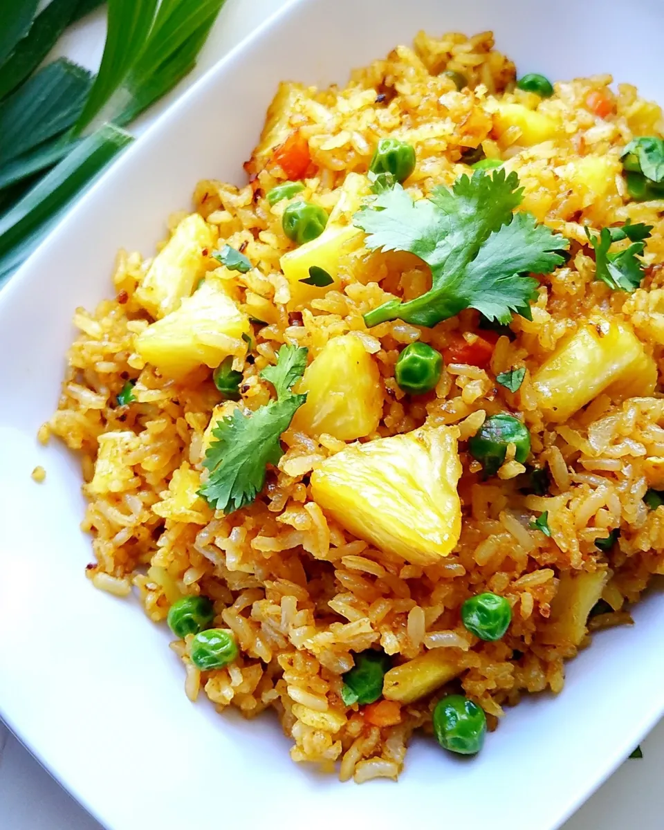 Pineapple Fried Brown Rice