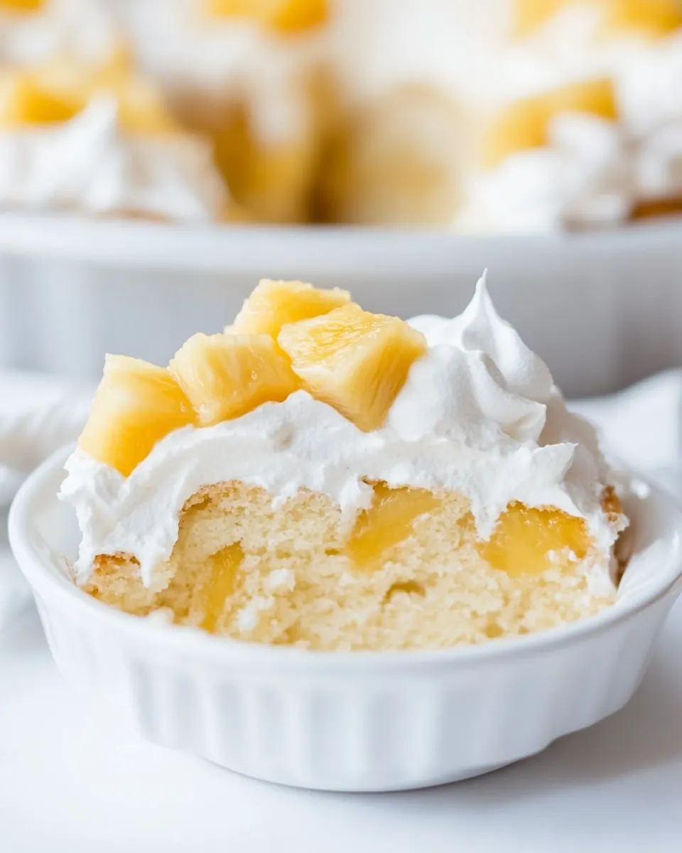 Pineapple Poke Cake