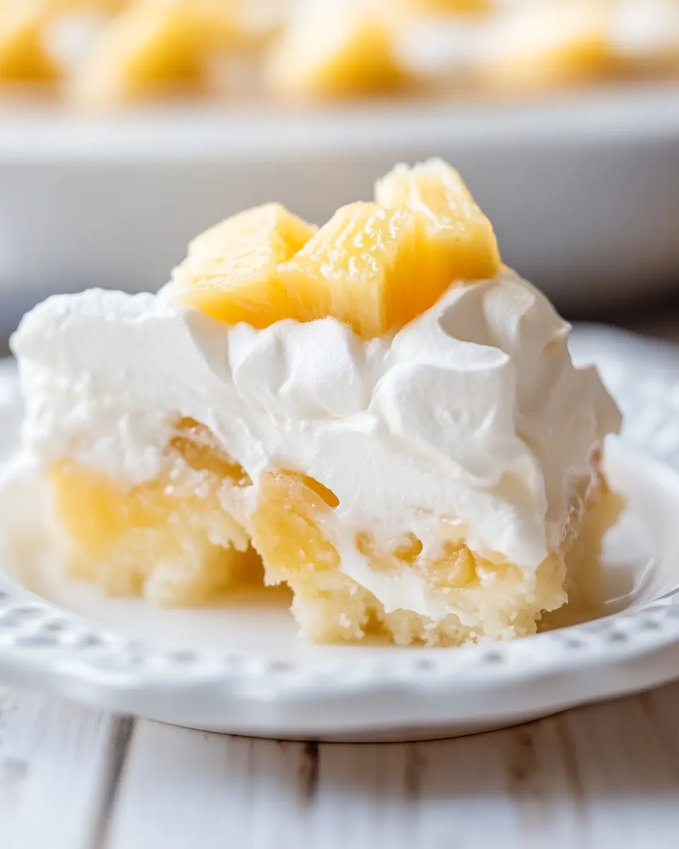 Pineapple Poke Cake