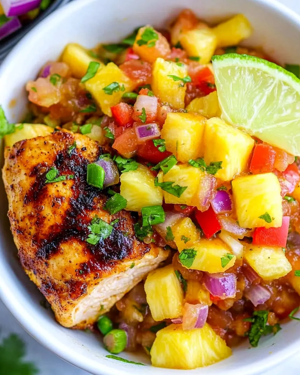 Pineapple Salsa Chicken