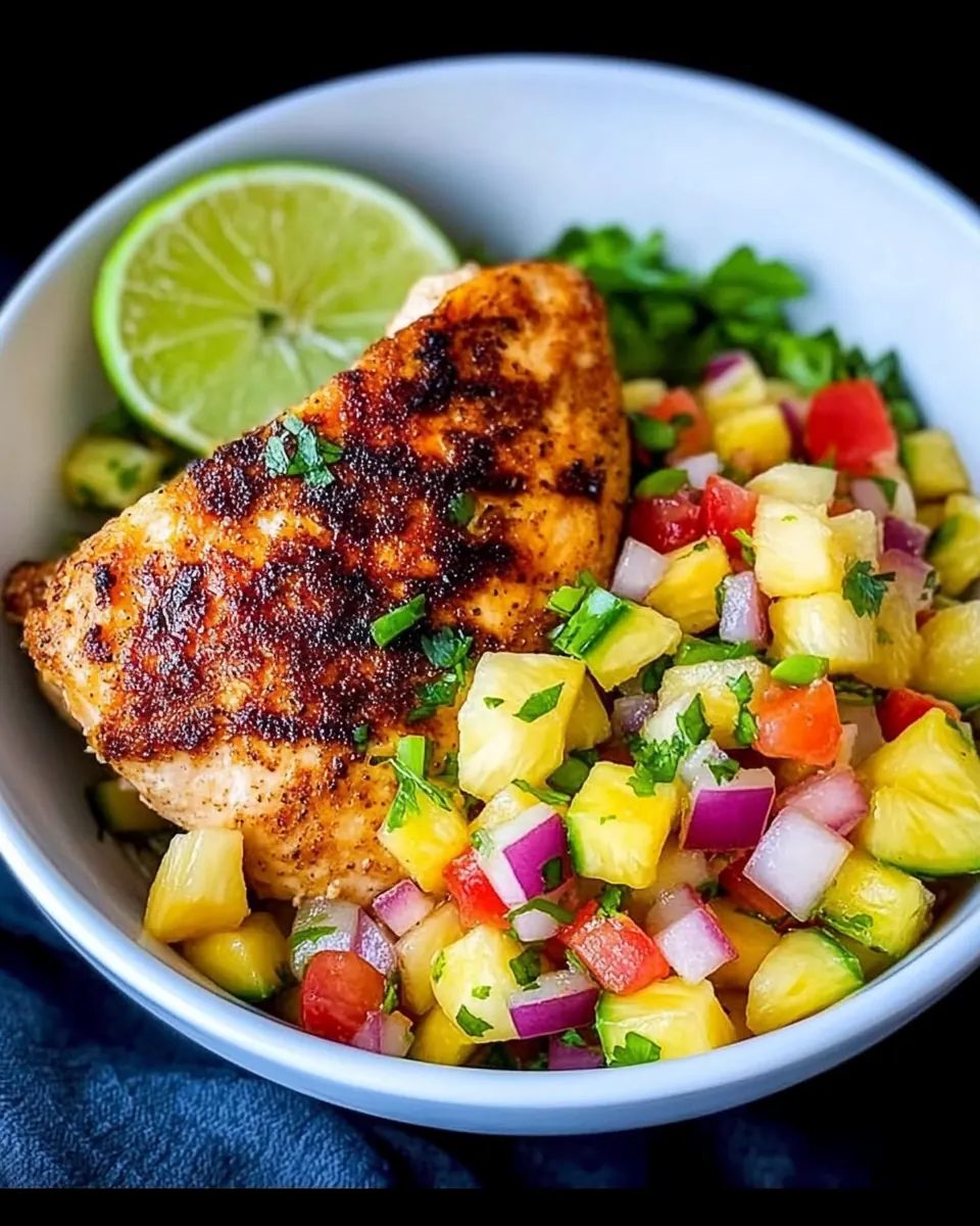 Pineapple Salsa Chicken