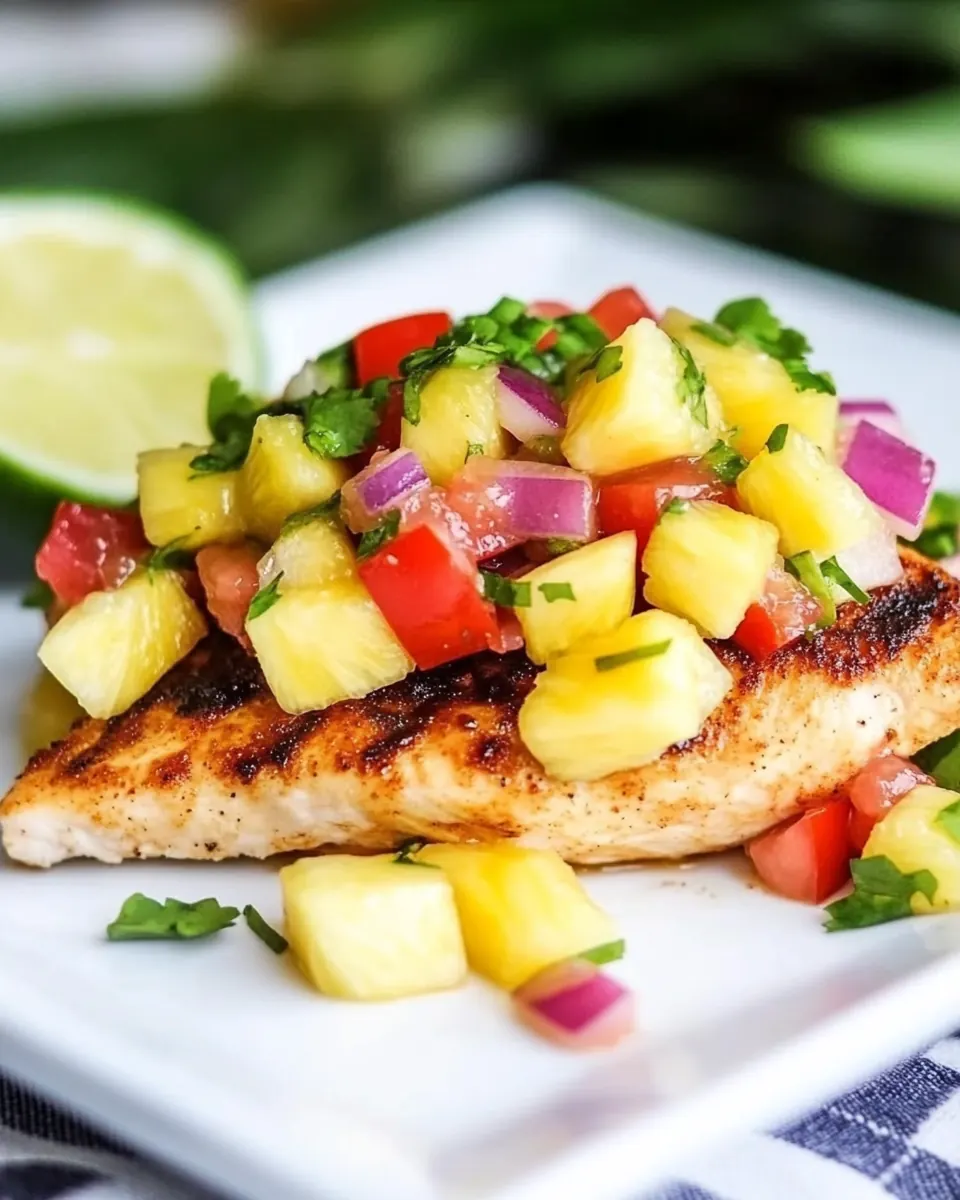 Pineapple Salsa Chicken