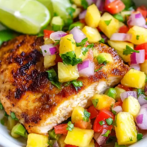 Pineapple Salsa Chicken