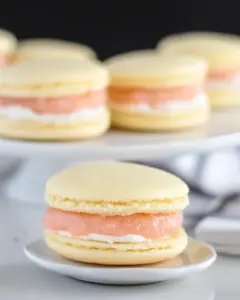 Pink Grapefruit Sandwich Cookies