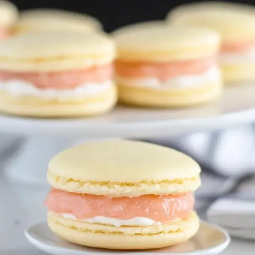 Pink Grapefruit Sandwich Cookies