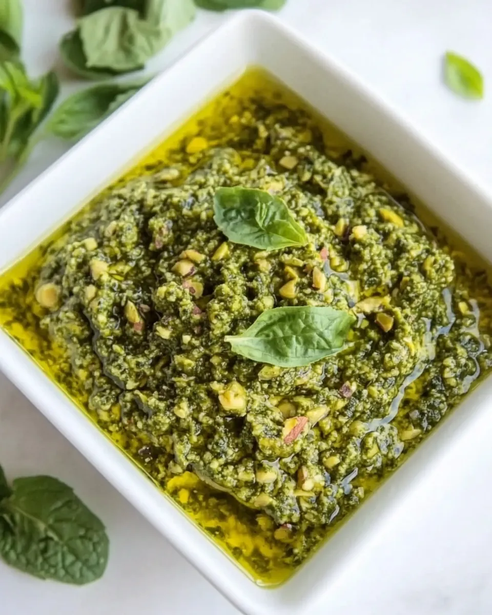 Pistachio Mint Pesto