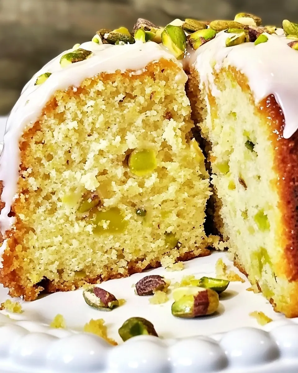 Pistachio Pound Cake