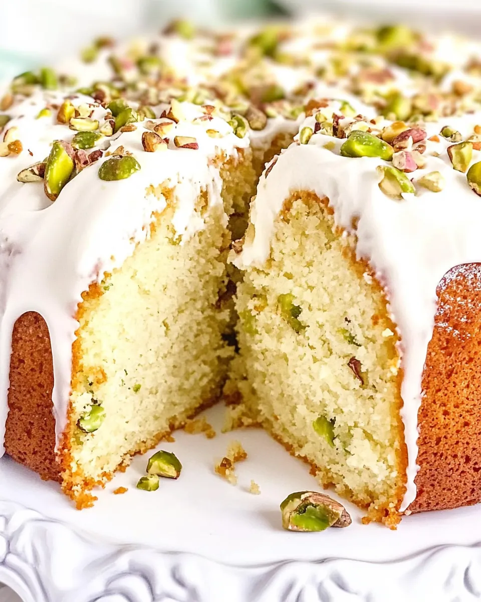 Pistachio Pound Cake