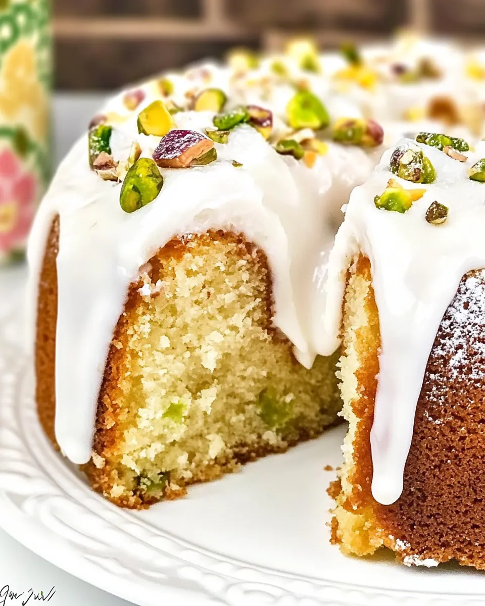 Pistachio Pound Cake