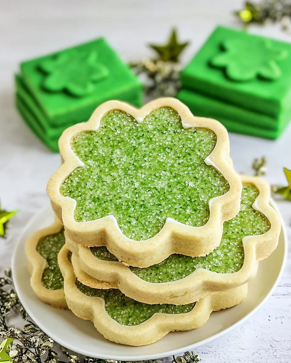 Pistachio Pudding Linzer Cookies