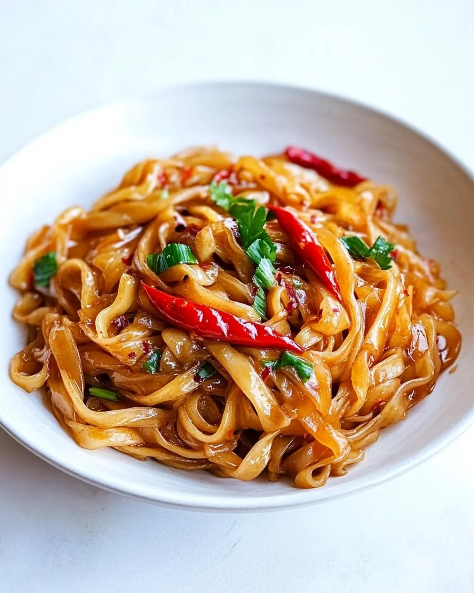 Plant Based Sticky Noodles