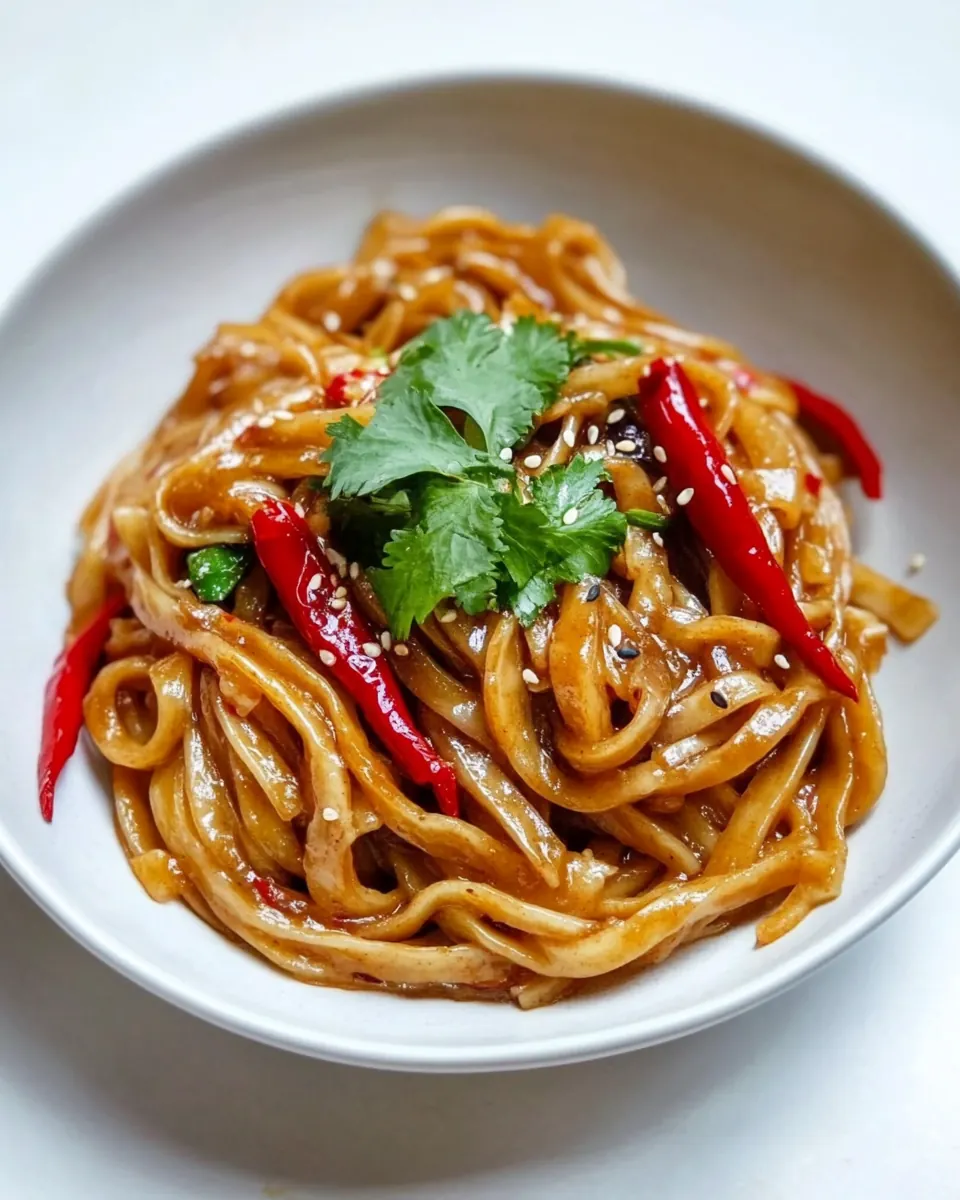 Plant Based Sticky Noodles