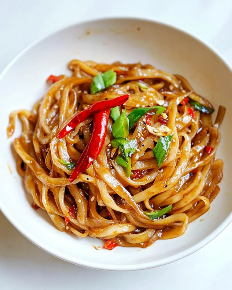 Plant Based Sticky Noodles