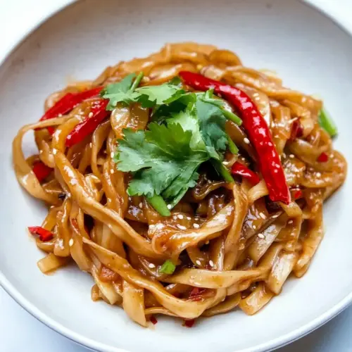 Plant Based Sticky Noodles