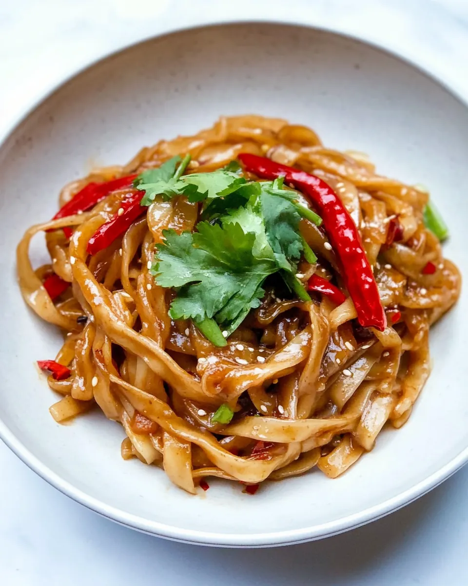 Plant Based Sticky Noodles
