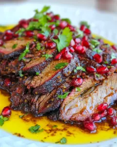 Pomegranate Molasses Brisket