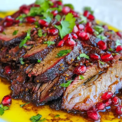 Pomegranate Molasses Brisket