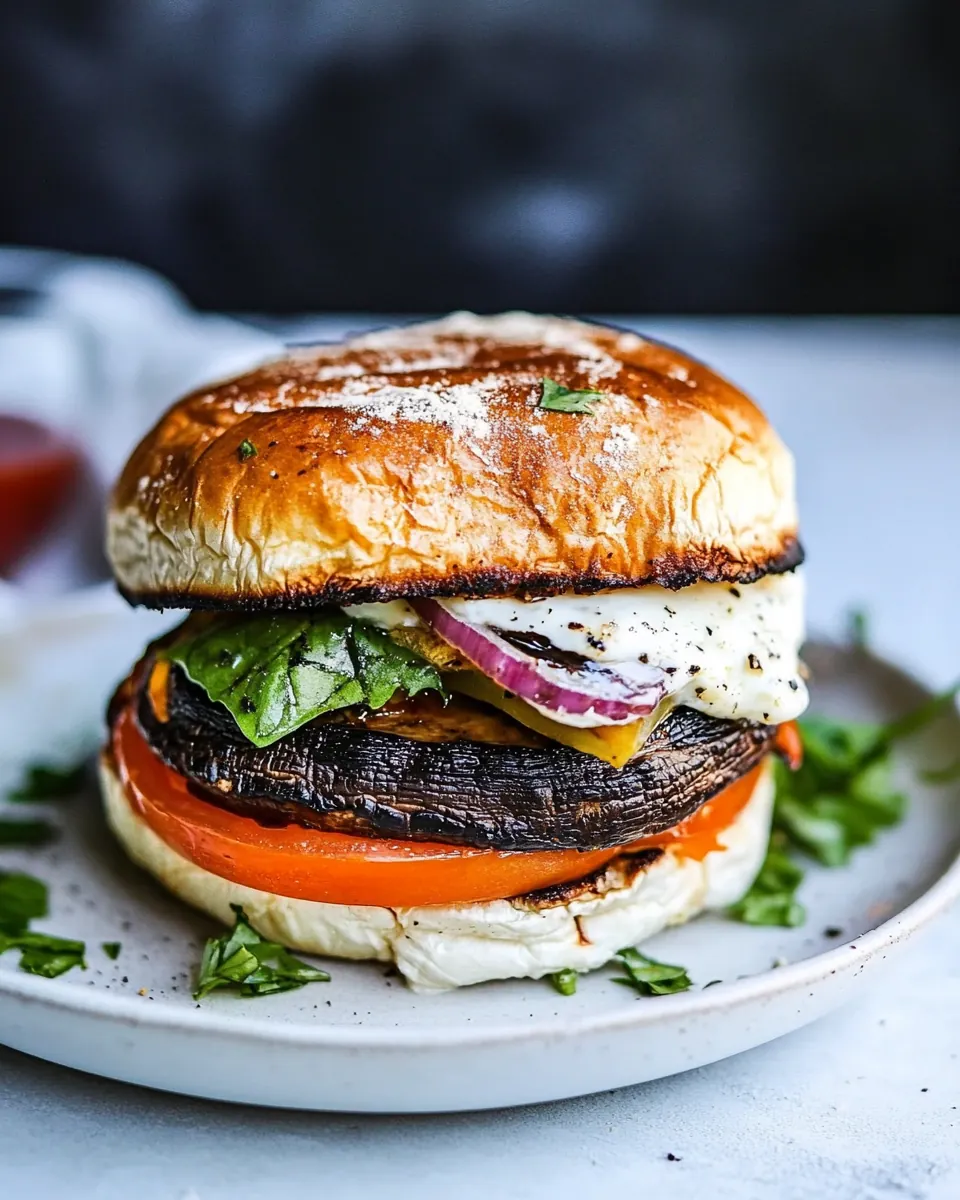 Portobello Mushroom Burger