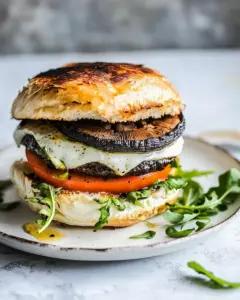 Portobello Mushroom Burger
