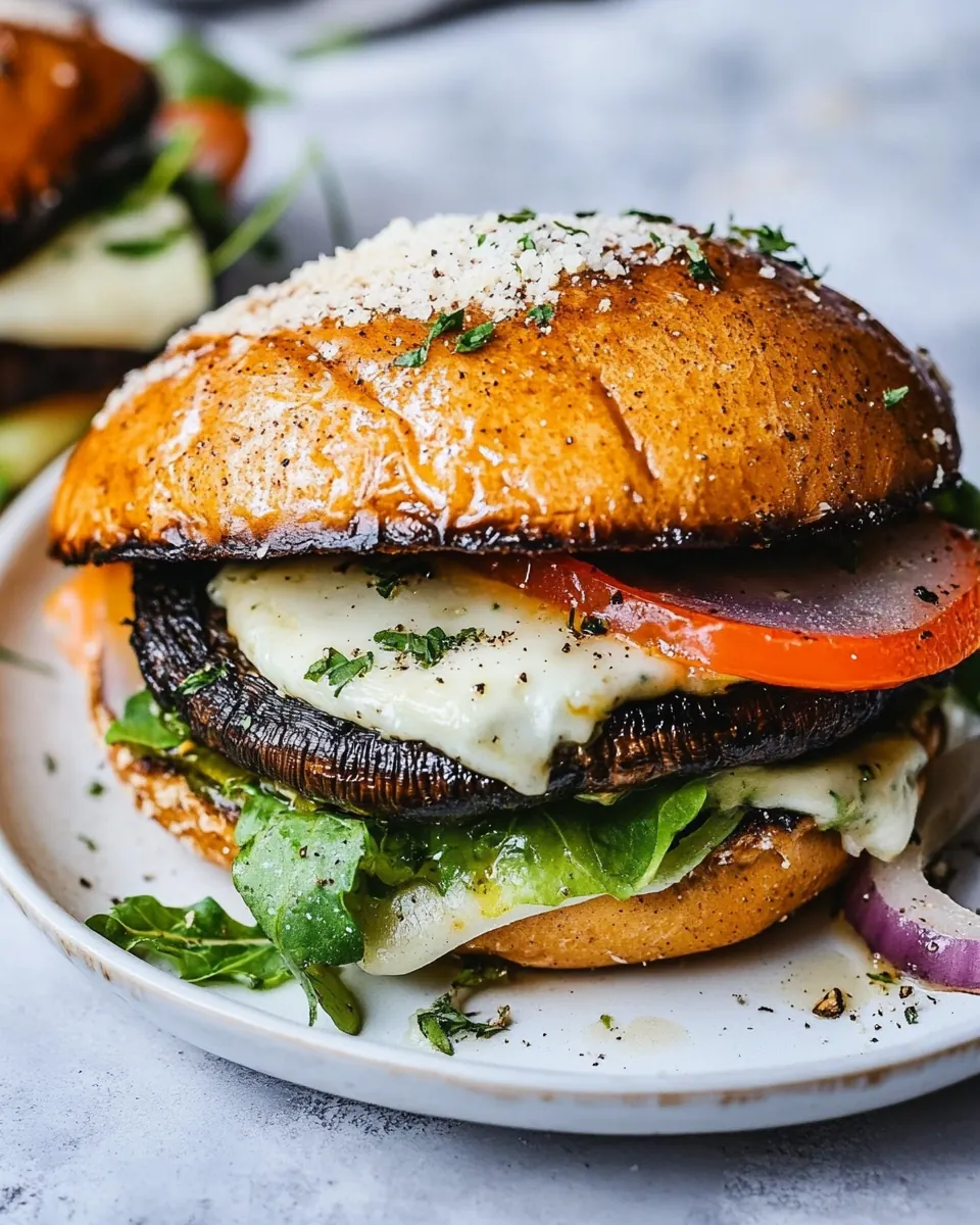 Portobello Mushroom Burger