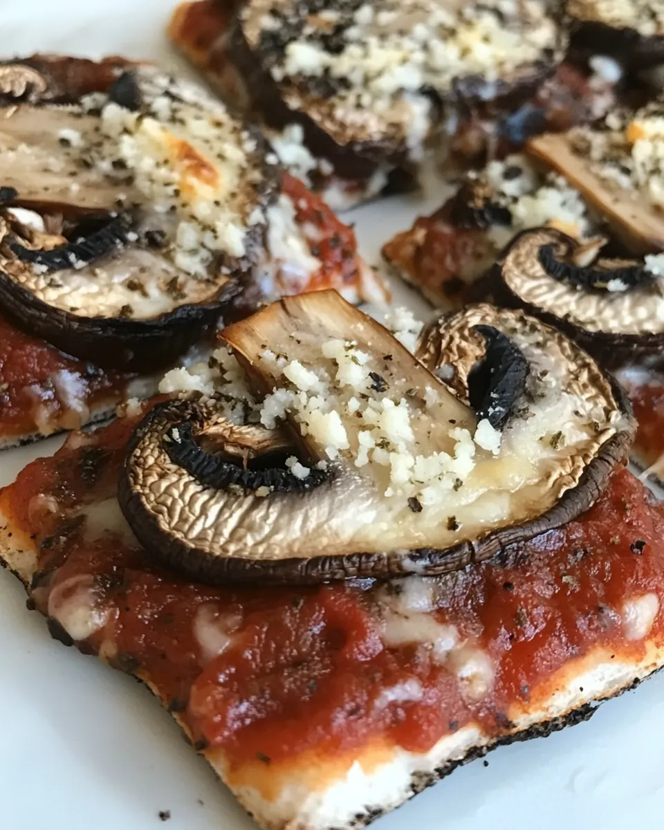Portobello Mushroom Pizza