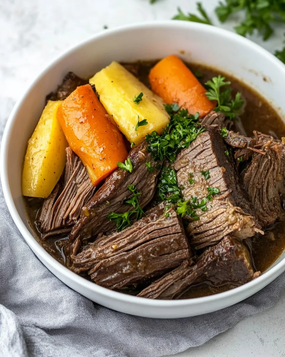 Pot Roast with Oyster Sauce Gravy