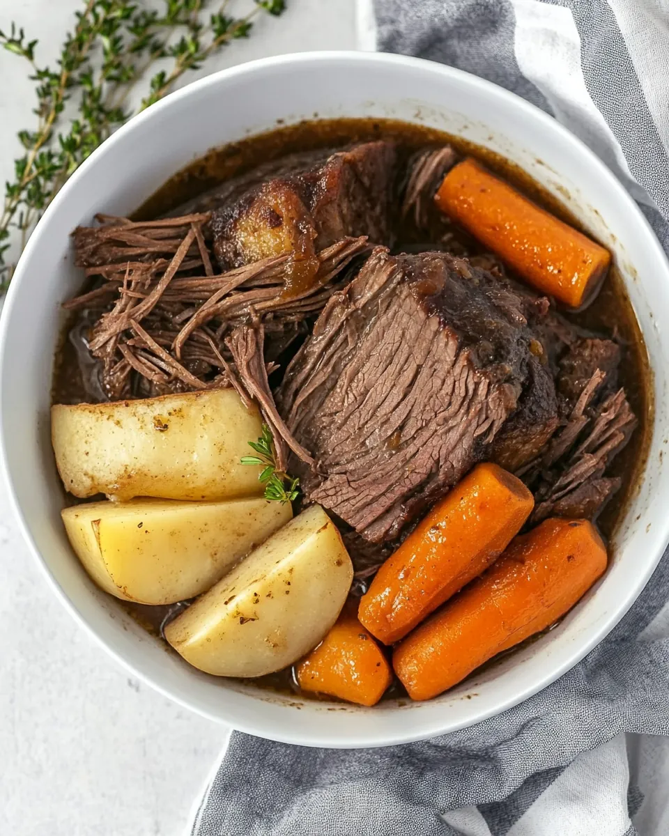 Pot Roast with Oyster Sauce Gravy