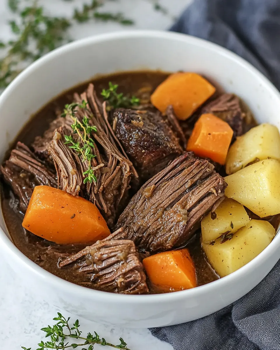 Pot Roast with Oyster Sauce Gravy