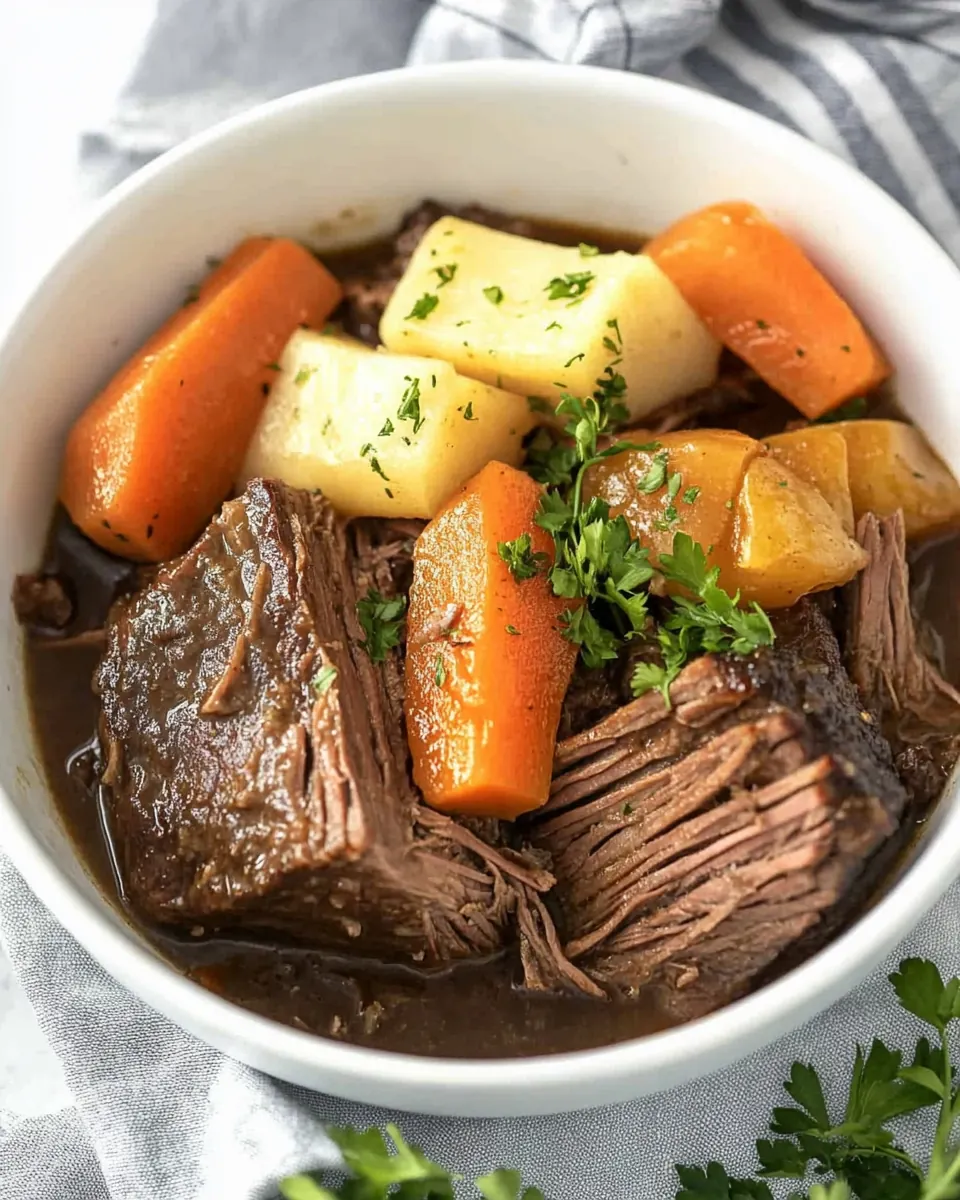 Pot Roast with Oyster Sauce Gravy