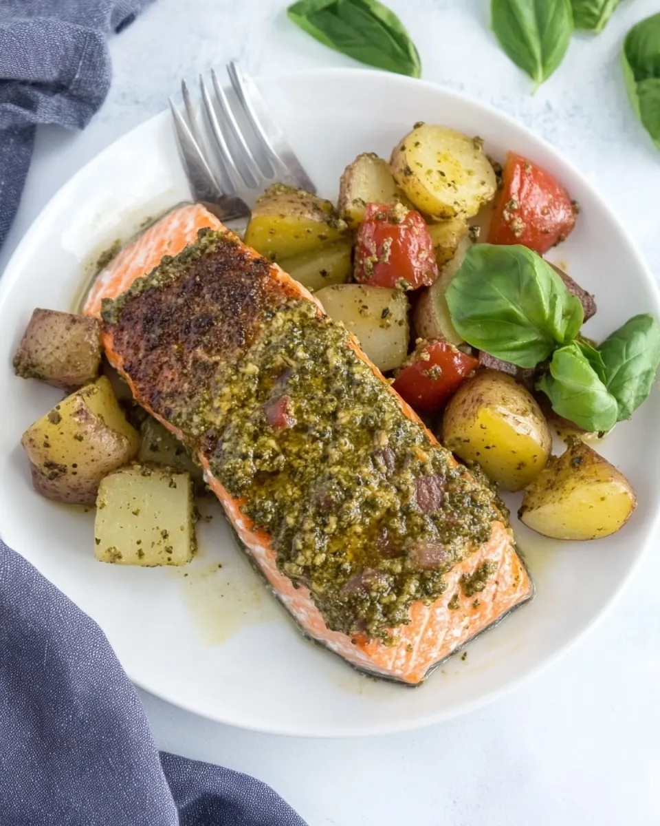 Potato Shingled Salmon