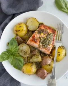 Potato Shingled Salmon