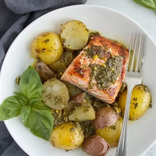 Potato Shingled Salmon