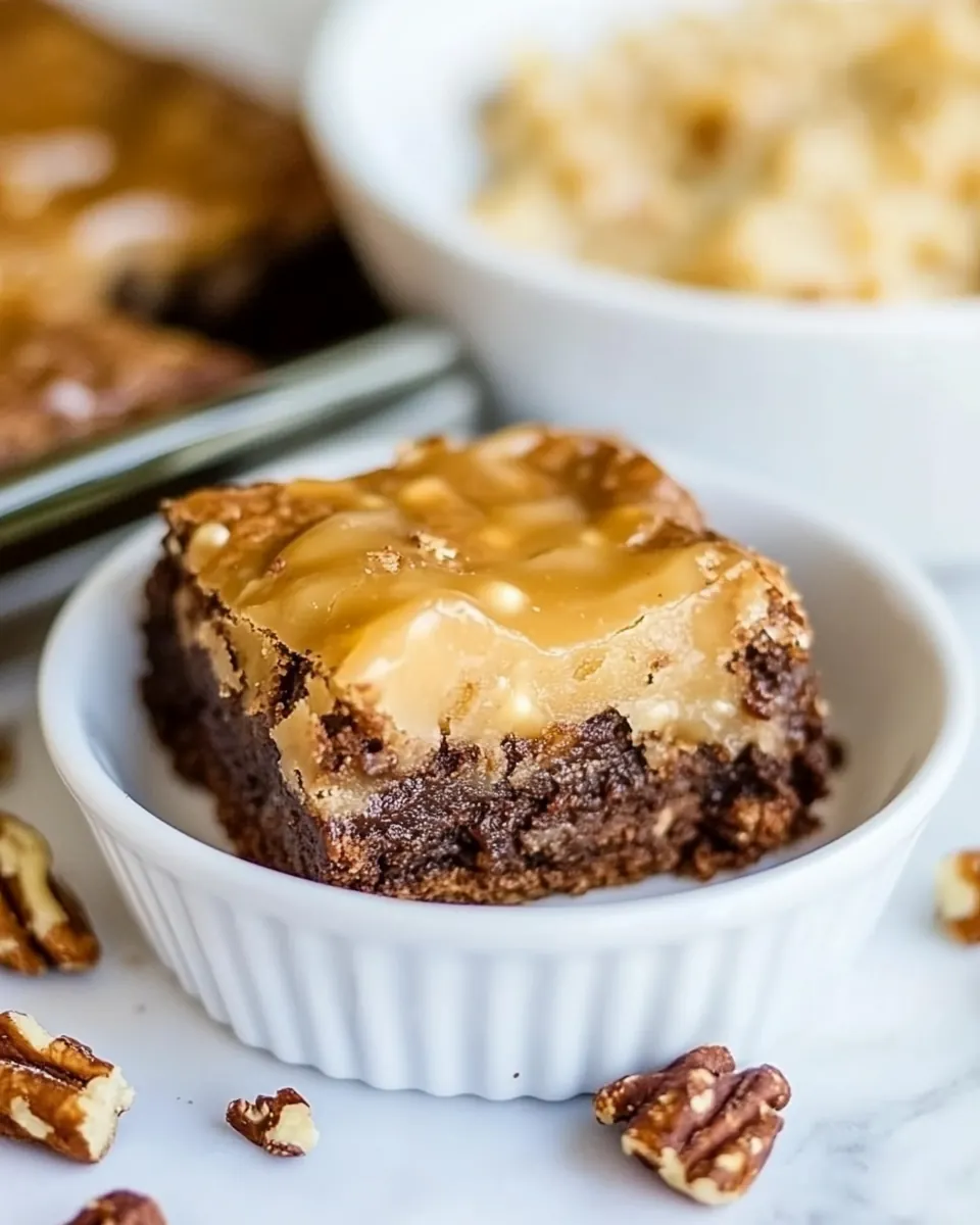 Praline Brownies