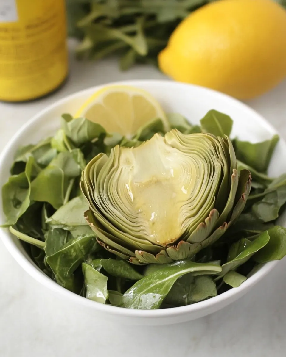 Preparing Raw Artichokes for Salad