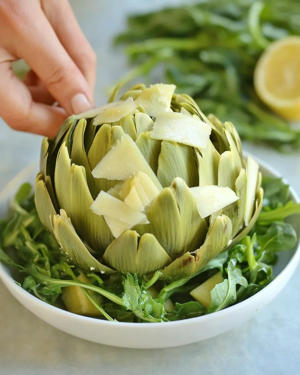 Preparing Raw Artichokes for Salad
