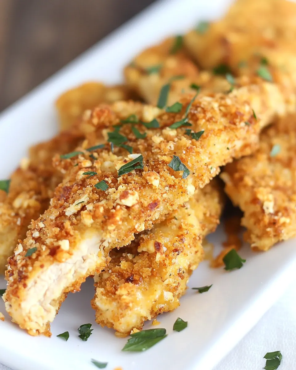 Pretzel Crusted Chicken Tenders