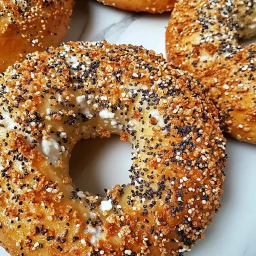 Protein Bagels with Cottage Cheese