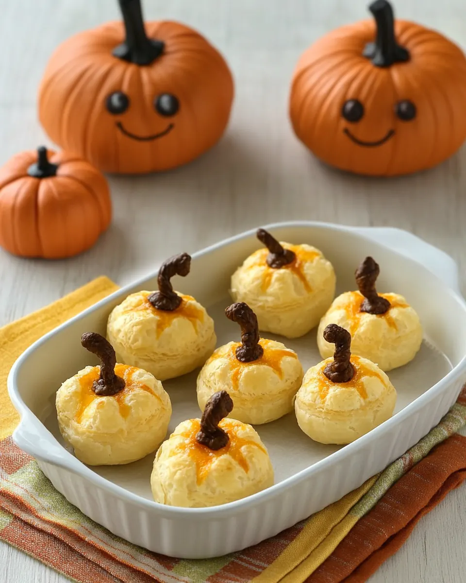 Puff Pastry Pumpkins